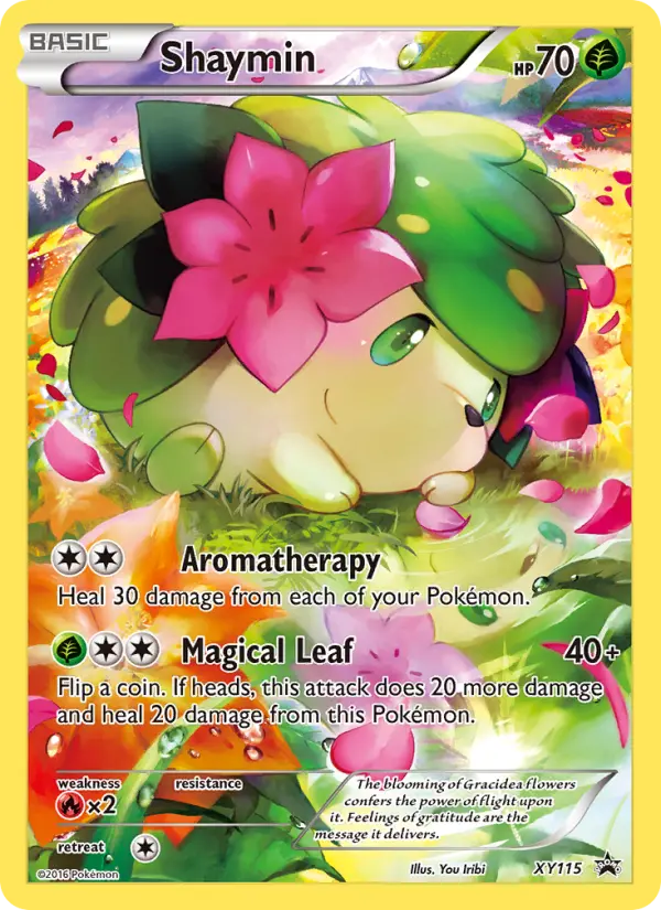 Shaymin — XY Black Star Promos card #XY115