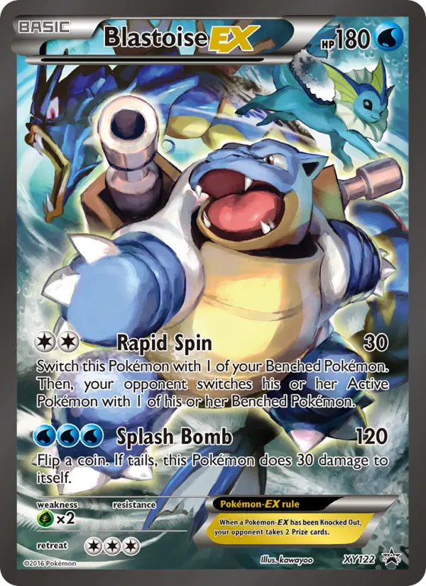 Blastoise EX — XY Black Star Promos card #XY122