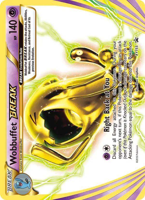 Wobbuffet BREAK — XY Black Star Promos card #XY155