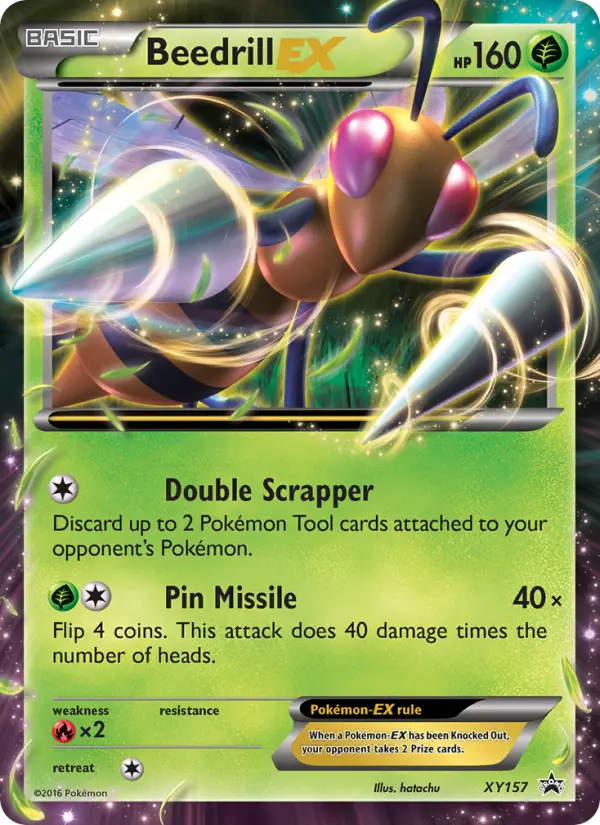Beedrill EX — XY Black Star Promos card #XY157