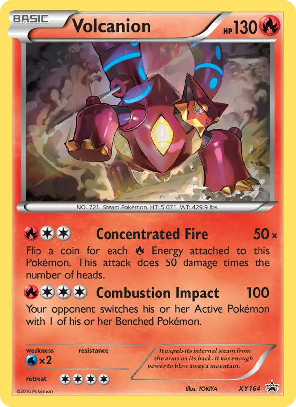 Volcanion — XY Black Star Promos card #XY164