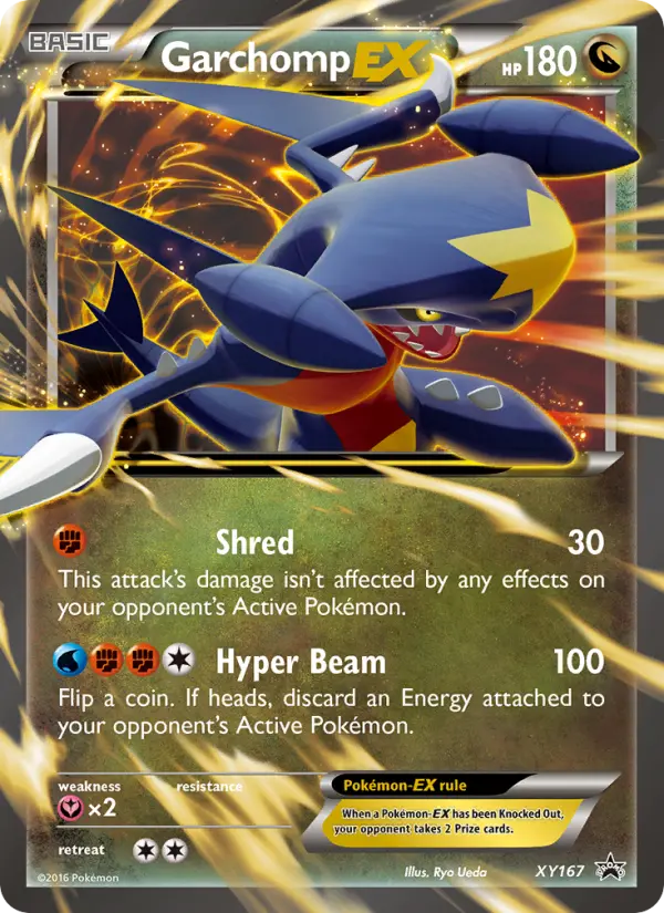 Garchomp-EX — XY Black Star Promos card #XY167