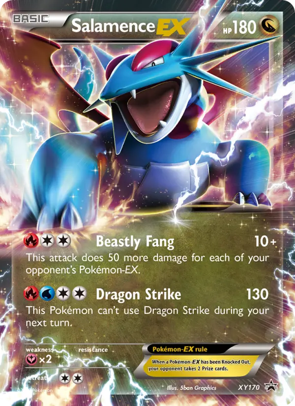 Salamence EX — XY Black Star Promos card #XY170