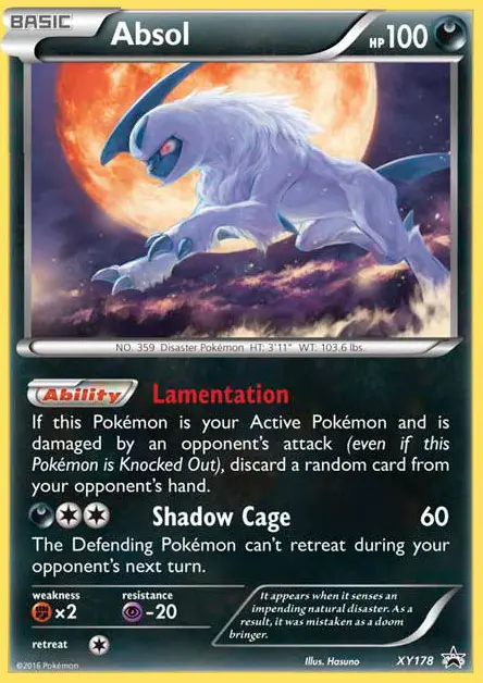 Absol — XY Black Star Promos card #XY178
