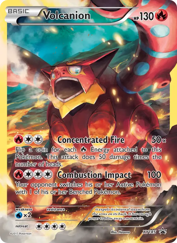 Volcanion — XY Black Star Promos card #XY185
