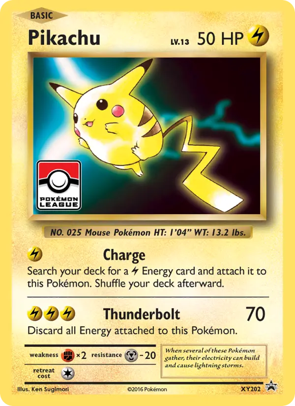 Pikachu — XY Black Star Promos card #XY202