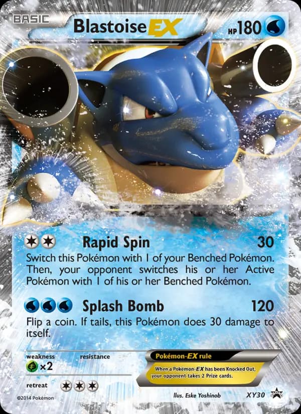 Blastoise EX — XY Black Star Promos card #XY30