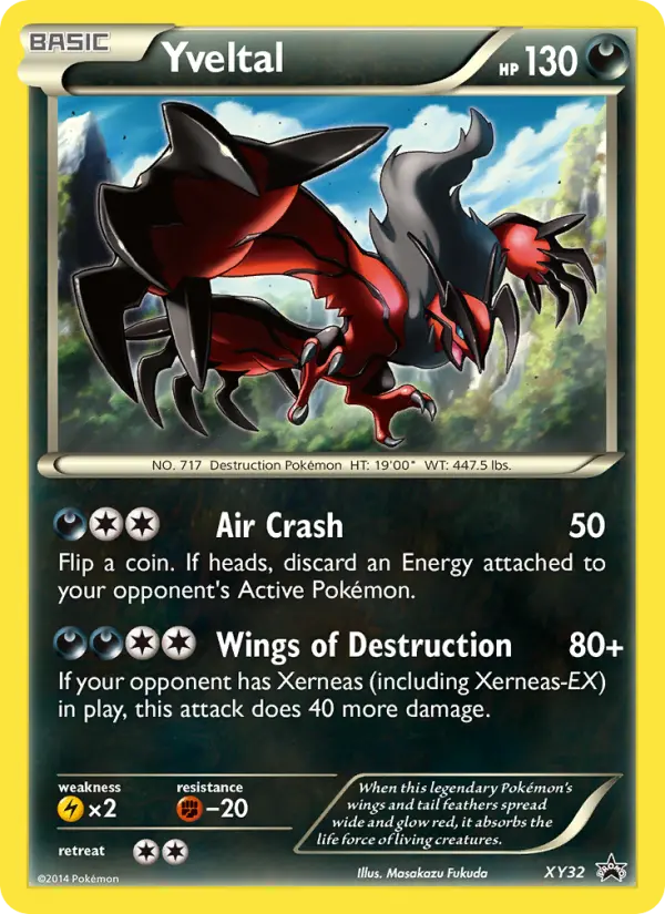 Yveltal — XY Black Star Promos card #XY32