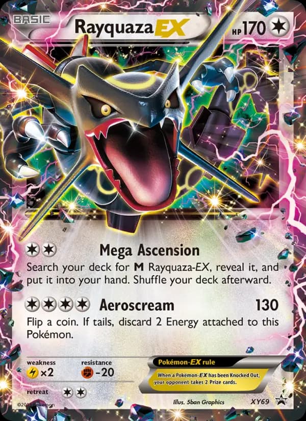 Rayquaza EX — XY Black Star Promos card #XY69