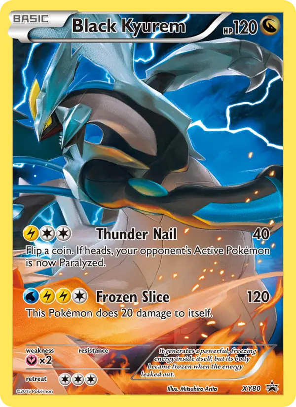 Black Kyurem — XY Black Star Promos card #XY80