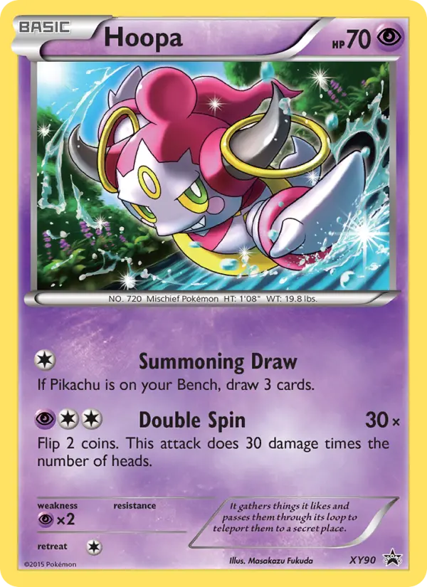 Hoopa — XY Black Star Promos card #XY90