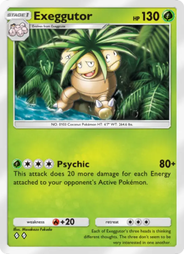 Exeggutor — Mythical Island card #002
