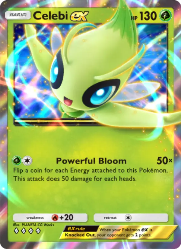 Celebi ex — Mythical Island card #003