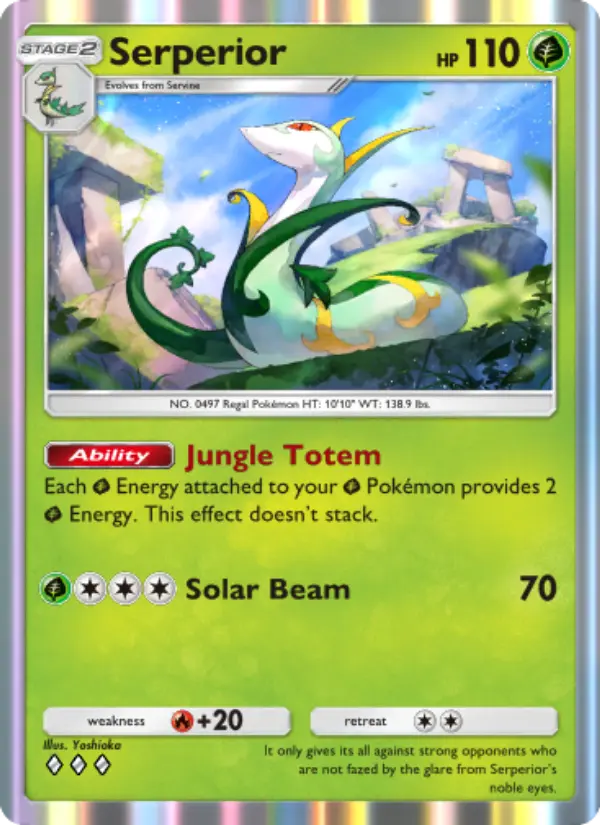 Serperior — Mythical Island card #006