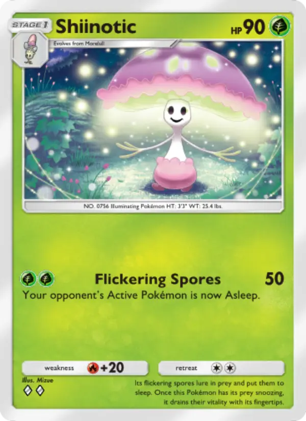 Shiinotic — Mythical Island card #008
