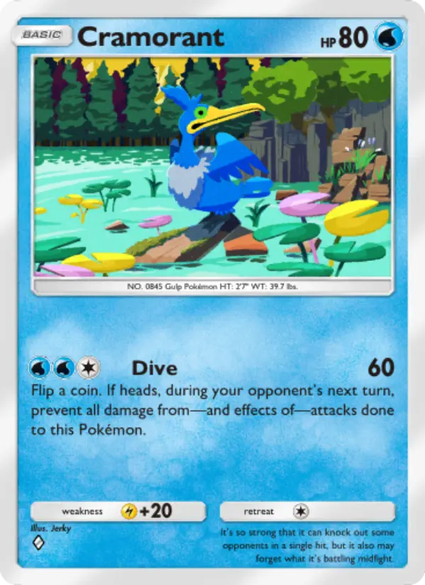Cramorant — Mythical Island card #024