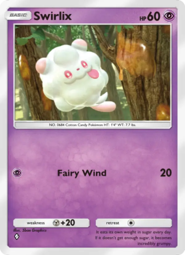 Swirlix — Mythical Island card #039