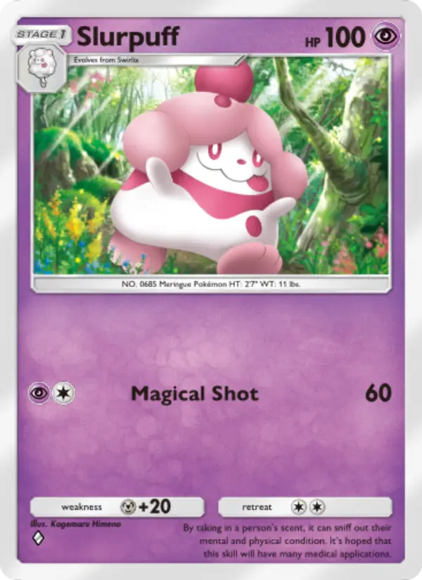 Slurpuff — Mythical Island card #040