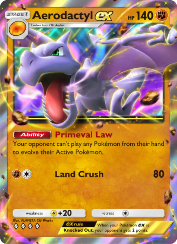 Aerodactyl ex — Mythical Island card #046