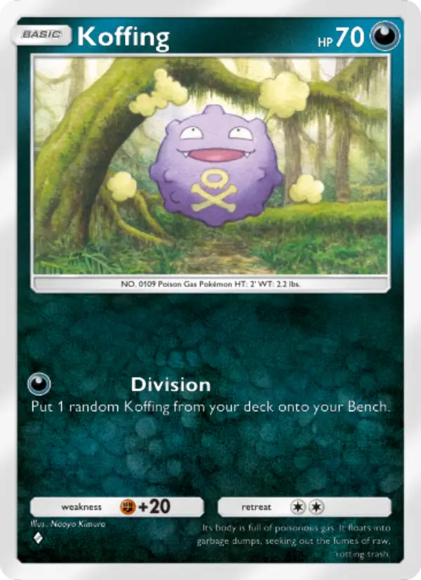 Koffing — Mythical Island card #049