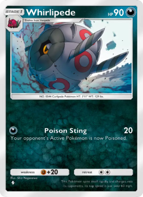 Whirlipede — Mythical Island card #054