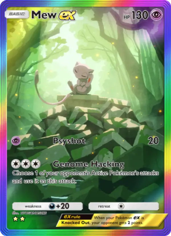 Mew ex — Mythical Island card #083
