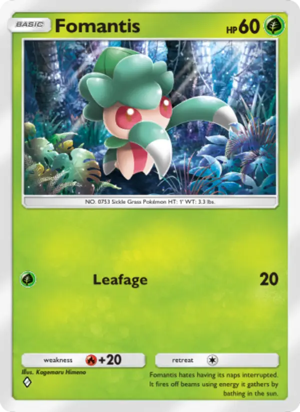Fomantis — Celestial Guardians card #014