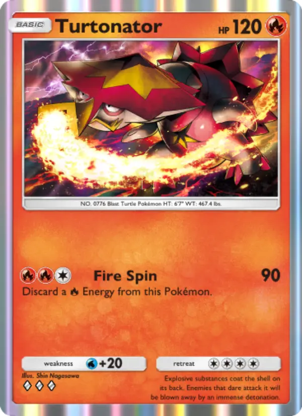 Turtonator — Celestial Guardians card #037