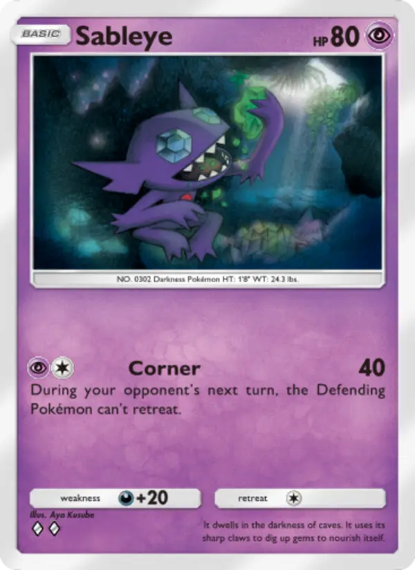 Sableye — Celestial Guardians card #070