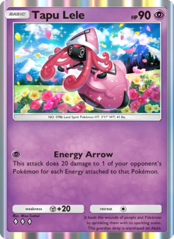 Tapu Lele — Celestial Guardians card #084