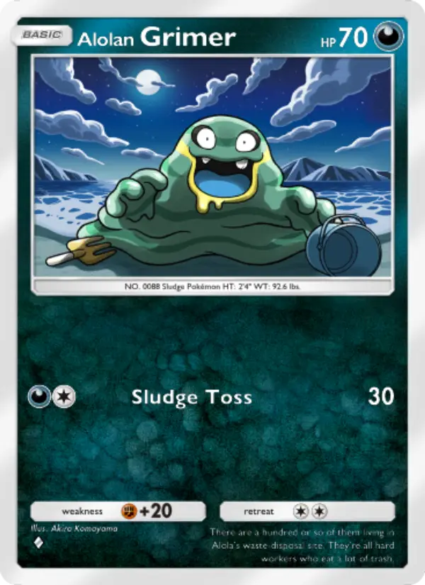 Alolan Grimer — Celestial Guardians card #110
