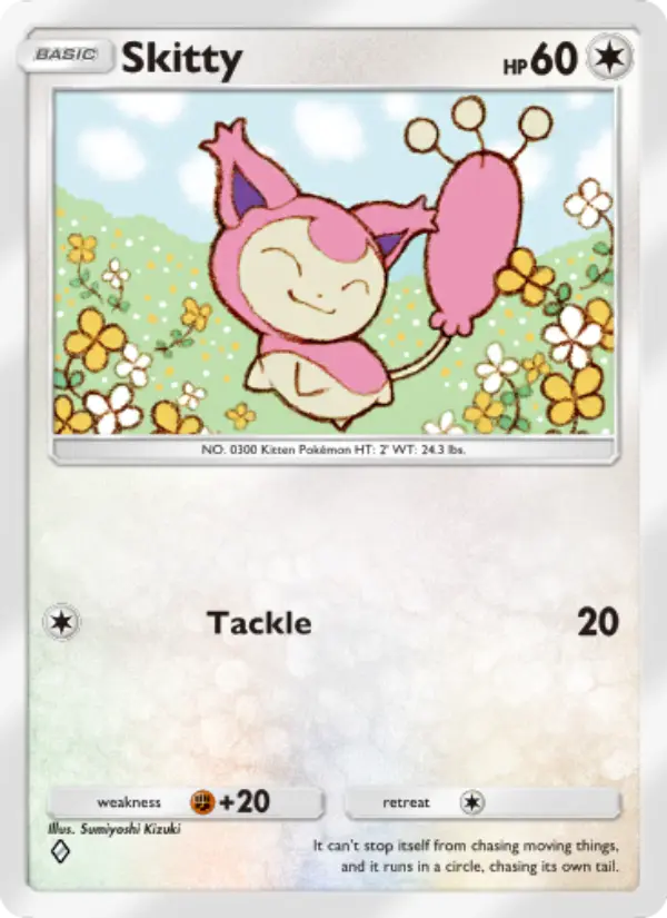 Skitty — Celestial Guardians card #129