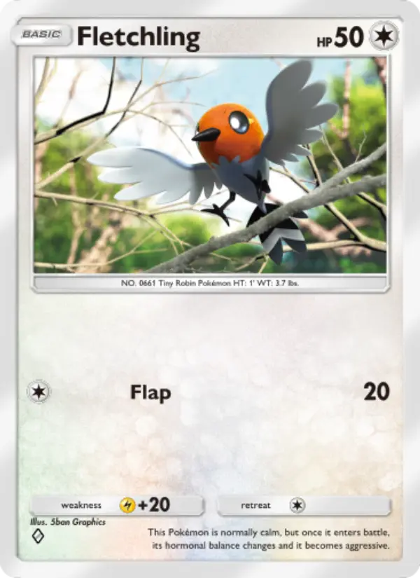 Fletchling — Celestial Guardians card #131