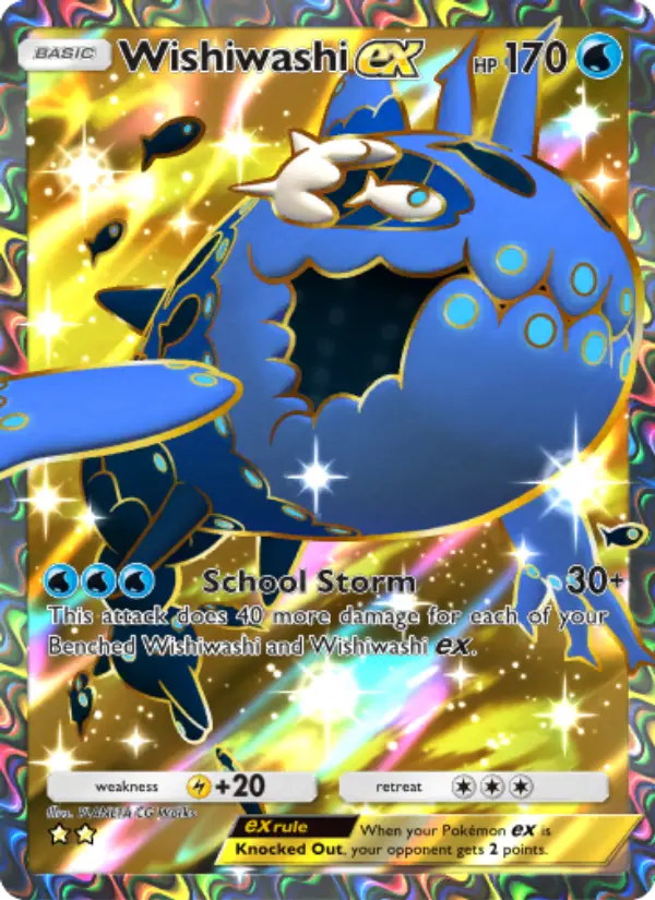 Wishiwashi ex — Celestial Guardians card #184
