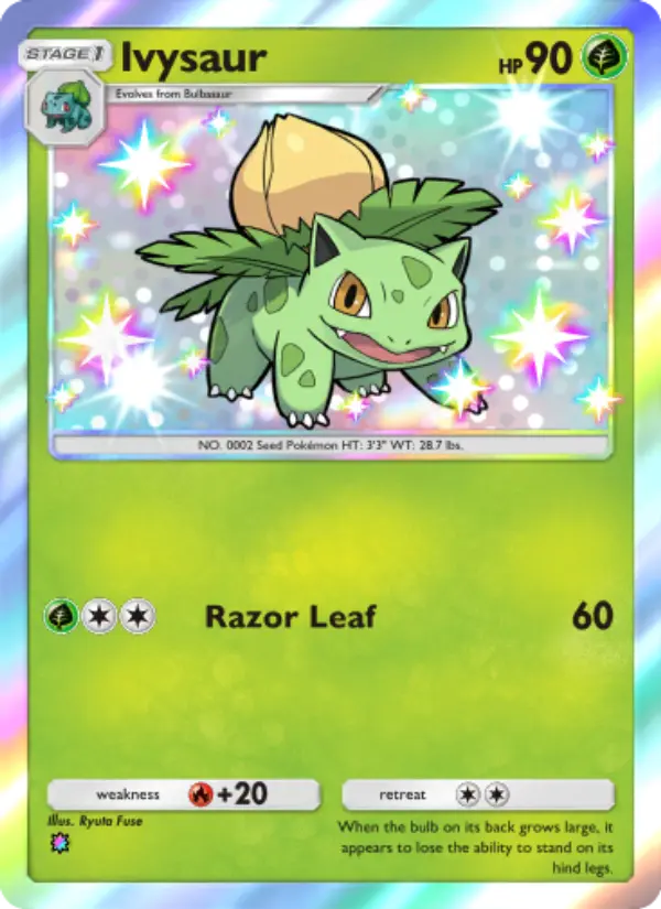 Ivysaur — Celestial Guardians card #211