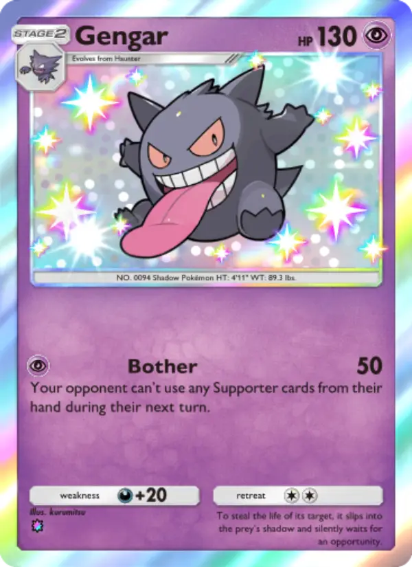 Gengar — Celestial Guardians card #222