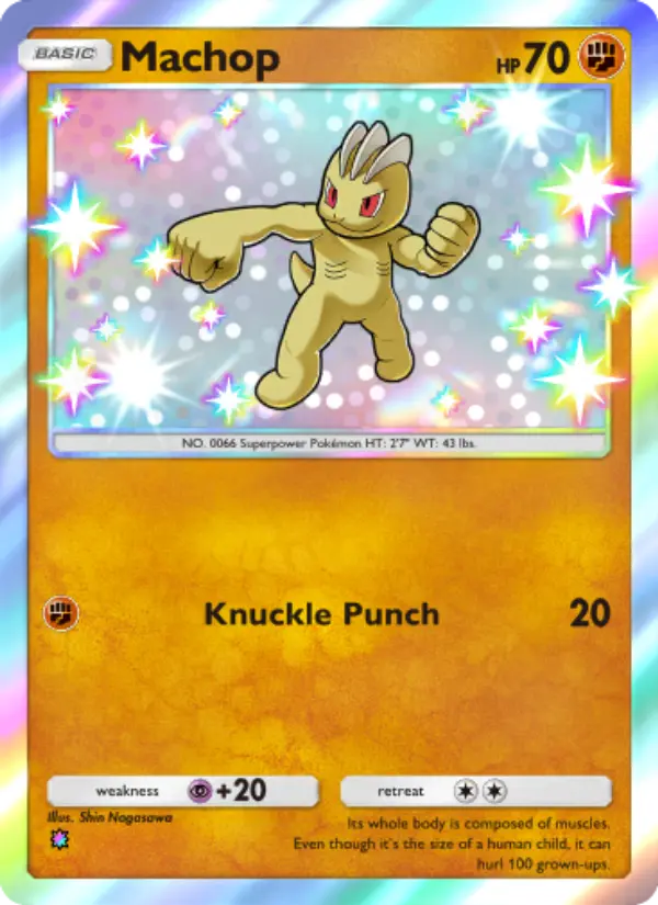 Machop — Celestial Guardians card #223