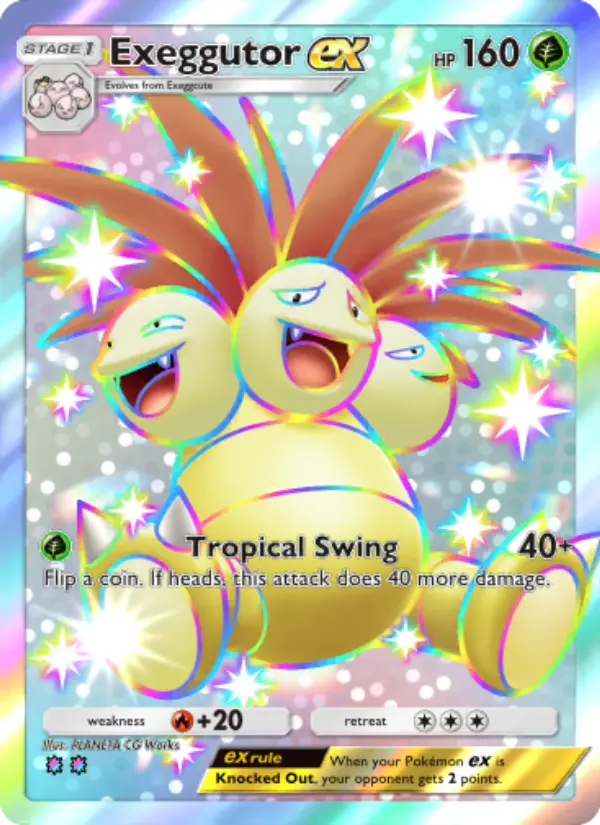 Exeggutor ex — Celestial Guardians card #231