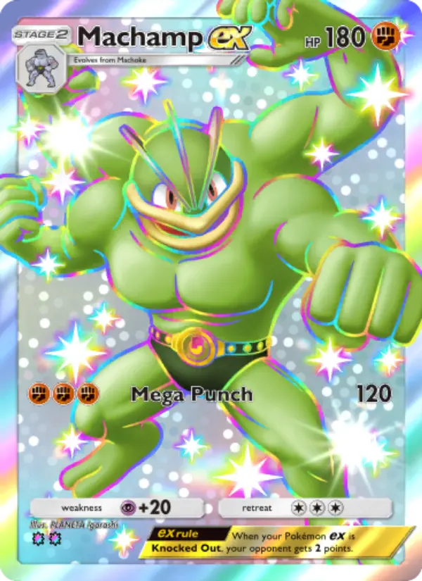 Machamp ex — Celestial Guardians card #235