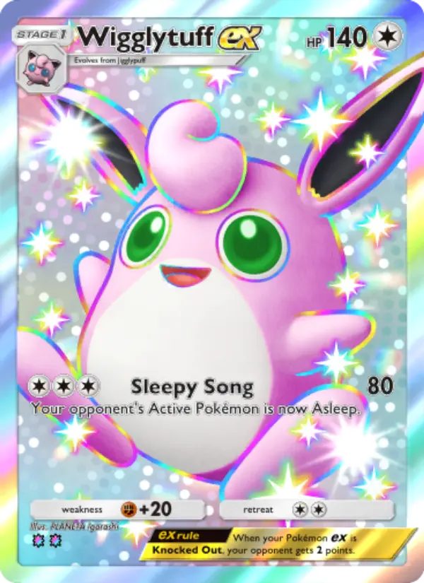 Wigglytuff ex — Celestial Guardians card #237