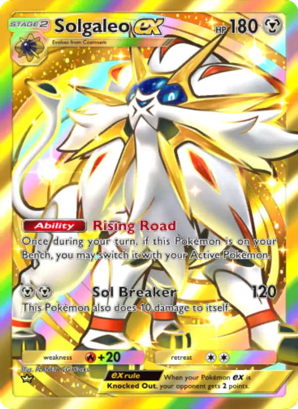 Solgaleo ex — Celestial Guardians card #239