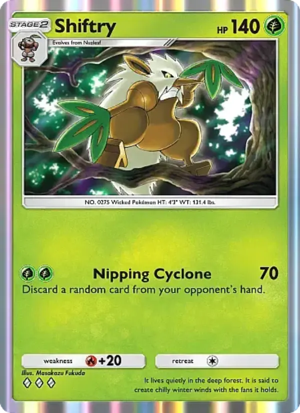 Shiftry — Mega Rising card #010