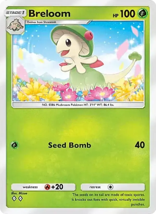 Breloom — Mega Rising card #012
