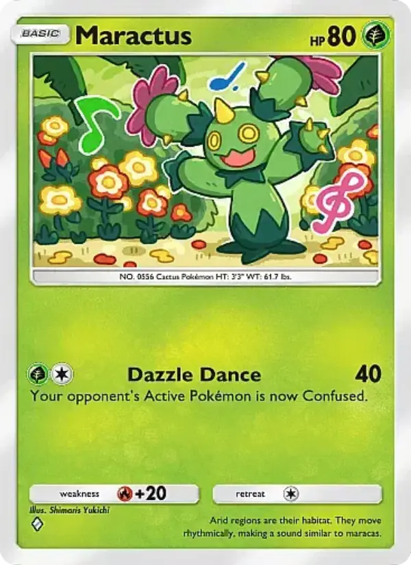 Maractus — Mega Rising card #019