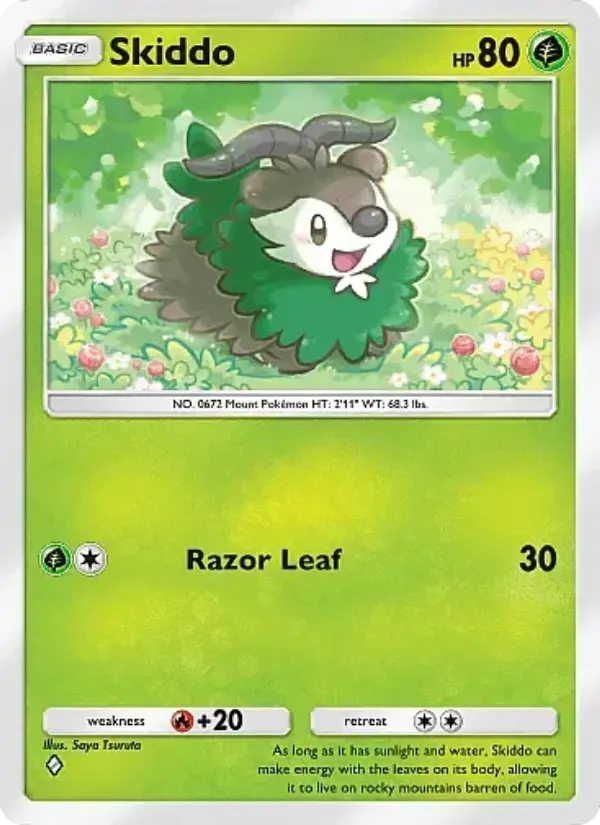 Skiddo — Mega Rising card #021