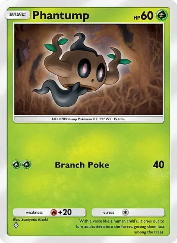 Phantump — Mega Rising card #023