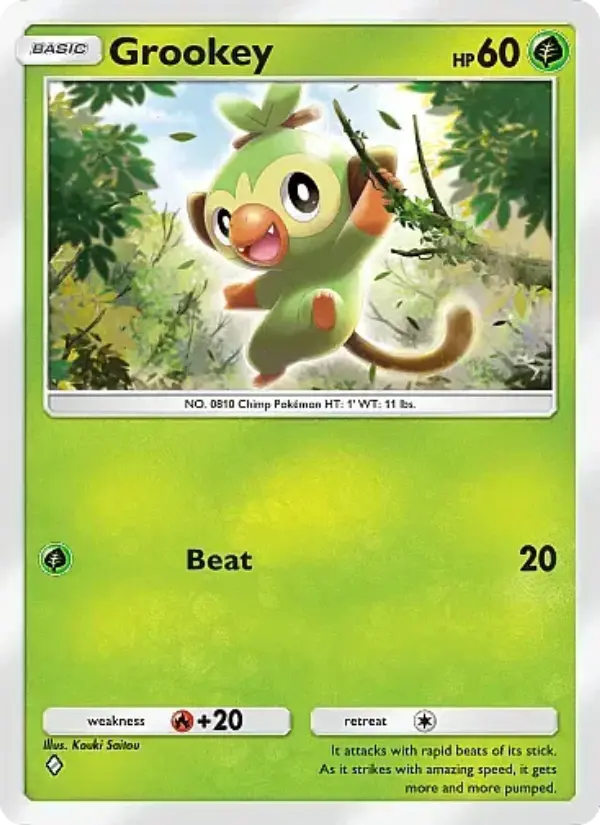 Grookey — Mega Rising card #025