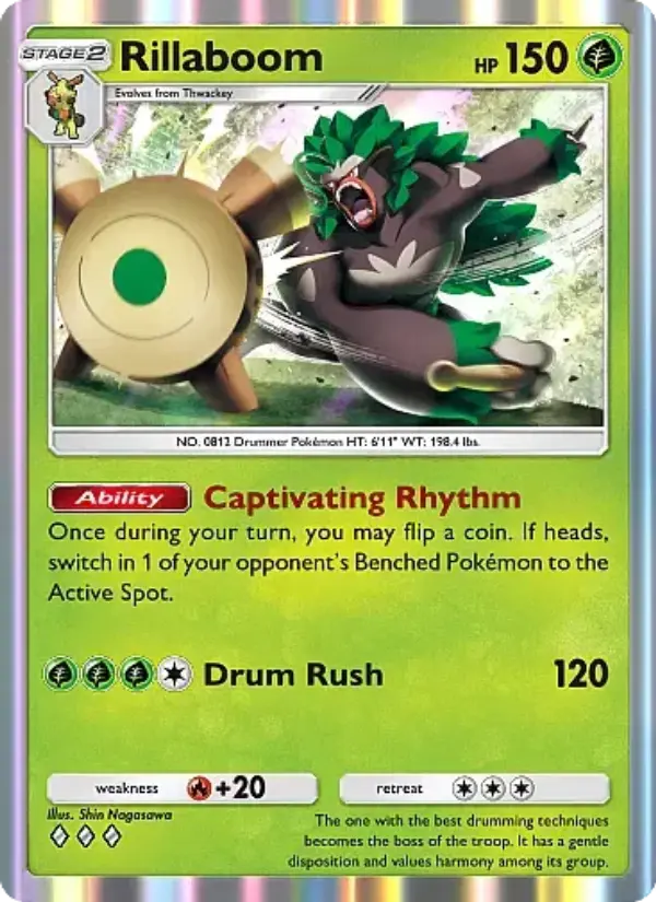 Rillaboom — Mega Rising card #027