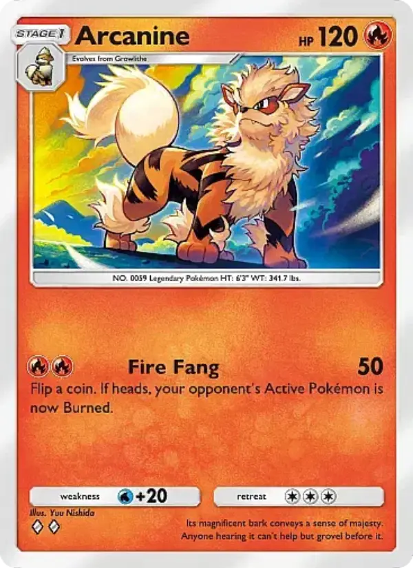 Arcanine — Mega Rising card #029