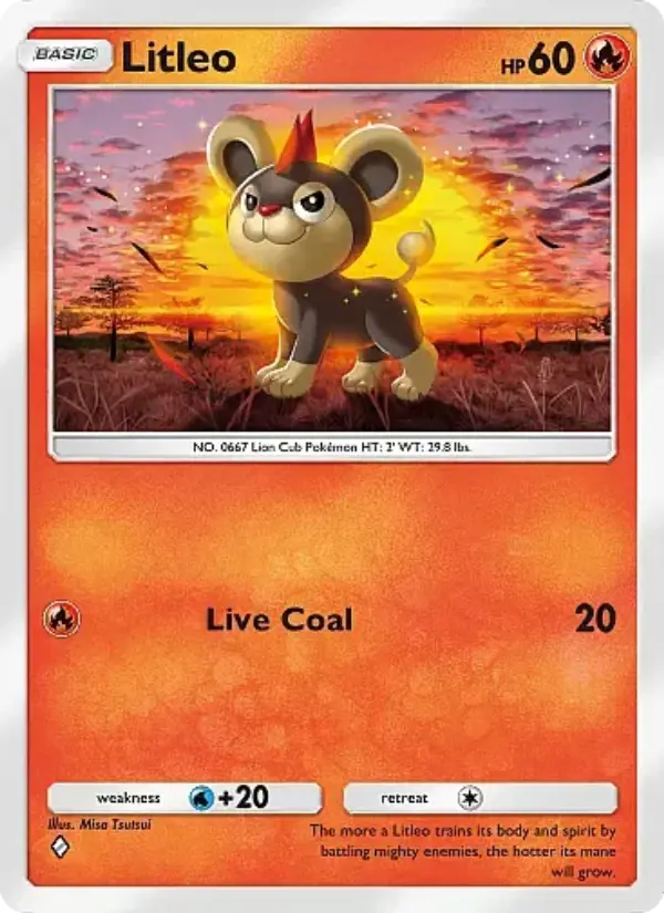 Litleo — Mega Rising card #045